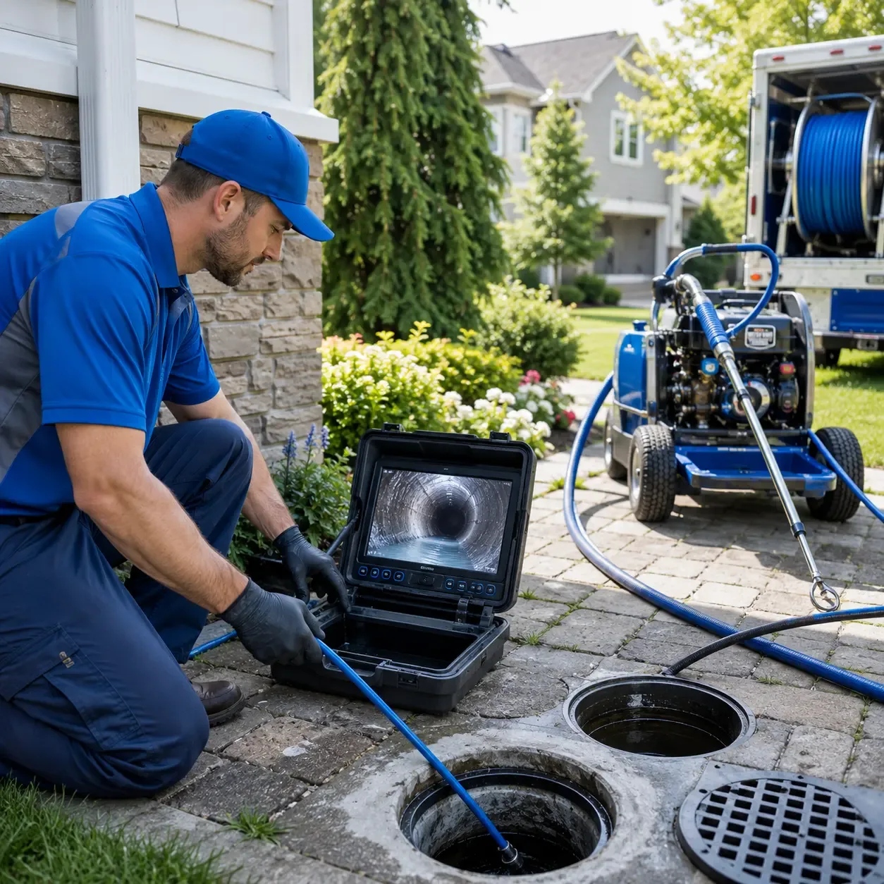 Outdoor drain cleaning professionals serving New Providence, NJ